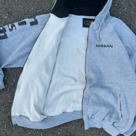 Nissan Nismo Racing Zip Up Hoodie Sweater Jacket 🏎️ - Picture 6 of 10